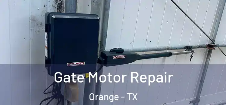  Gate Motor Repair Orange - TX