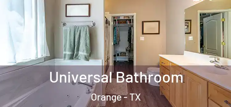 Universal Bathroom Orange - TX
